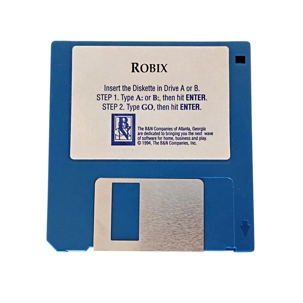 Vintage Cyber Geist B Robix 3.5 Floppy Disk Computer Game‎ 1994